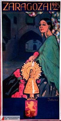 Fiesta patronales en honor de Nuestra Señora del Pilar 1925 Zaragoza